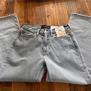 Abercrombie & Fitch Light Blue Men's Loose fit Jeans